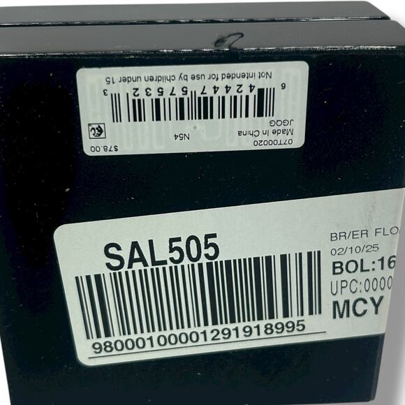 NWT Givenchy Crystal & Pavé Hinged Bangle Bracelet silver & Light Blue NEW - Picture 12 of 12